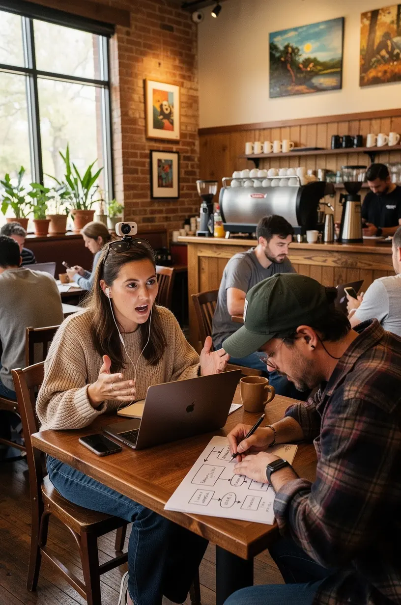 Illustration of feedback loops enhancing work processes