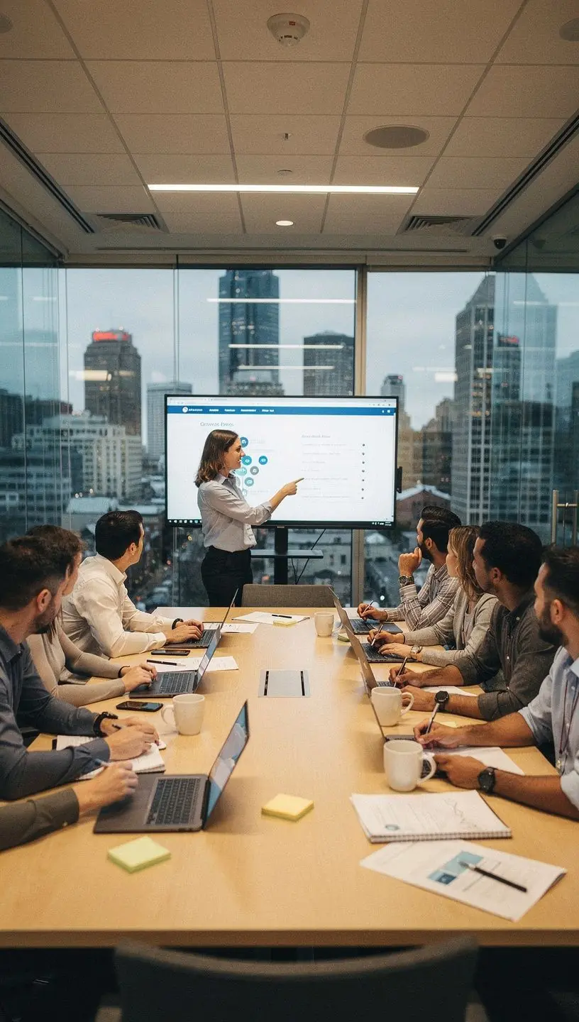 Time blocking concept with calendar and clock visualization