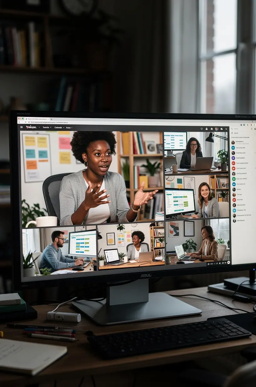 Professional team collaboration